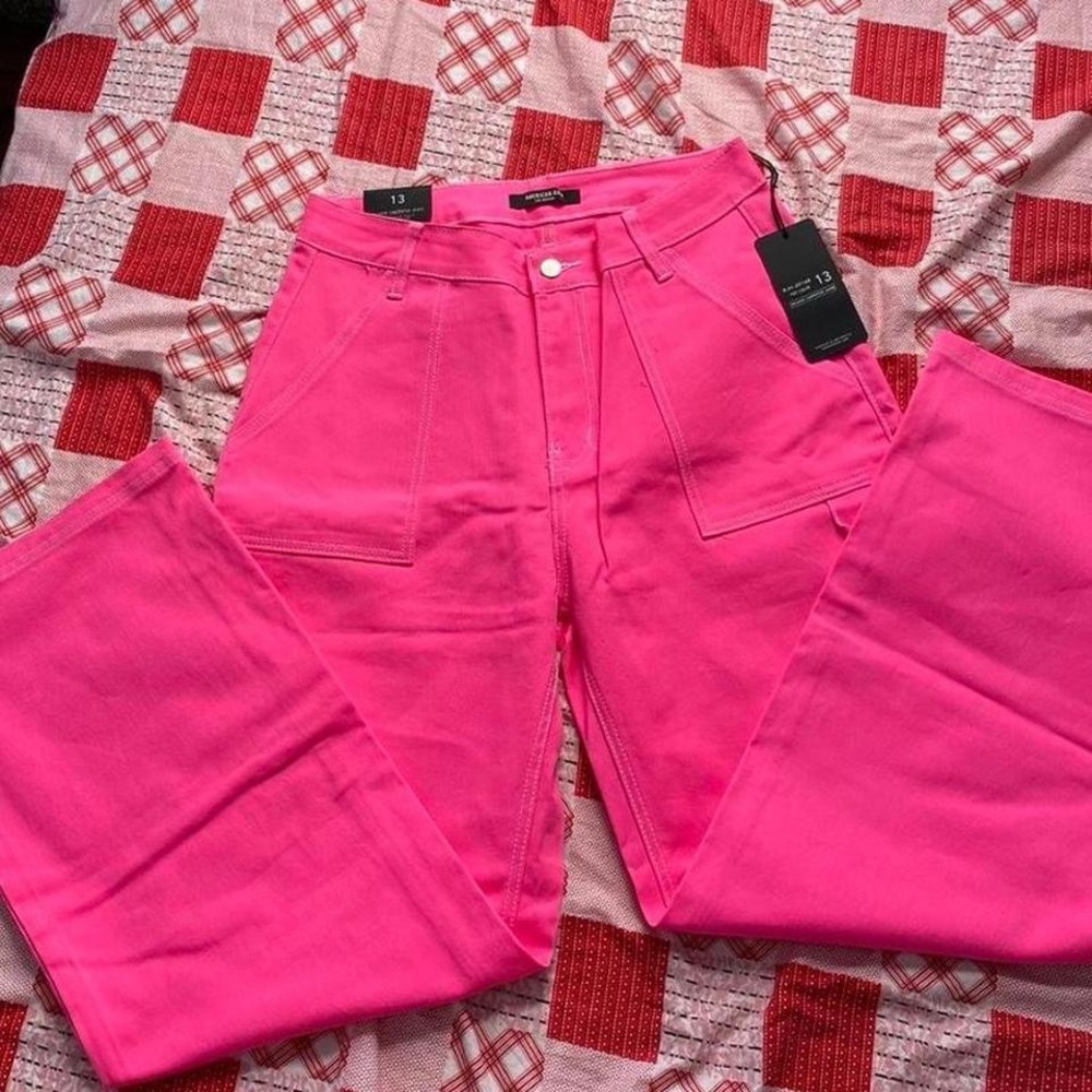 American Bazi Hot Pink Carpenter Jeans